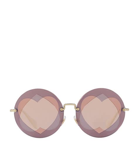 miu miu heart sunglasses|miu sunglasses for men.